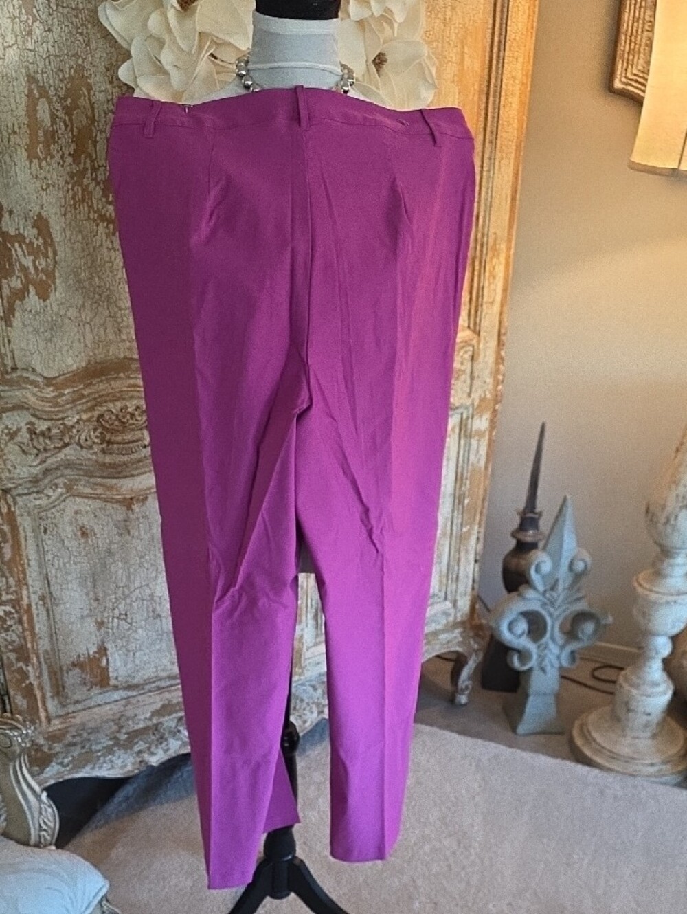 Ashley Stewart Women's Magenta Pants Size 18 - Picture 9 of 12